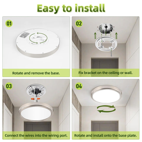 Hykolity flicker-free illumination for comfortable work and rest.