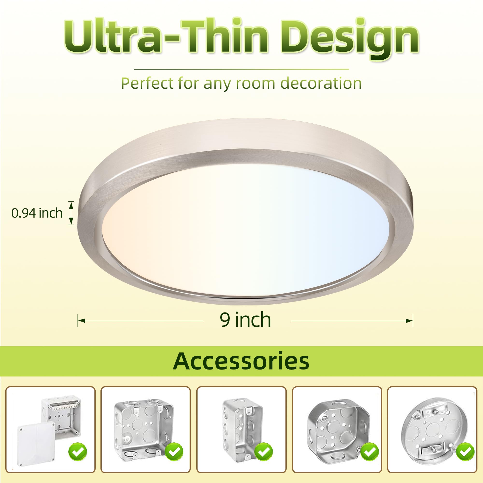 Hykolity installation bracket for safe, quick mounting.