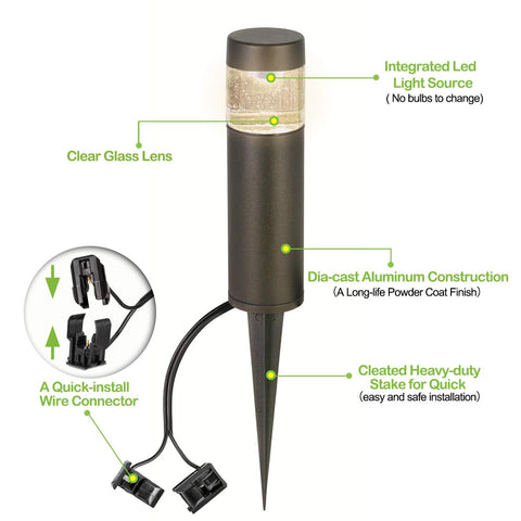 Hykolity aluminum-casing bollard offering weather-ready protection outdoors