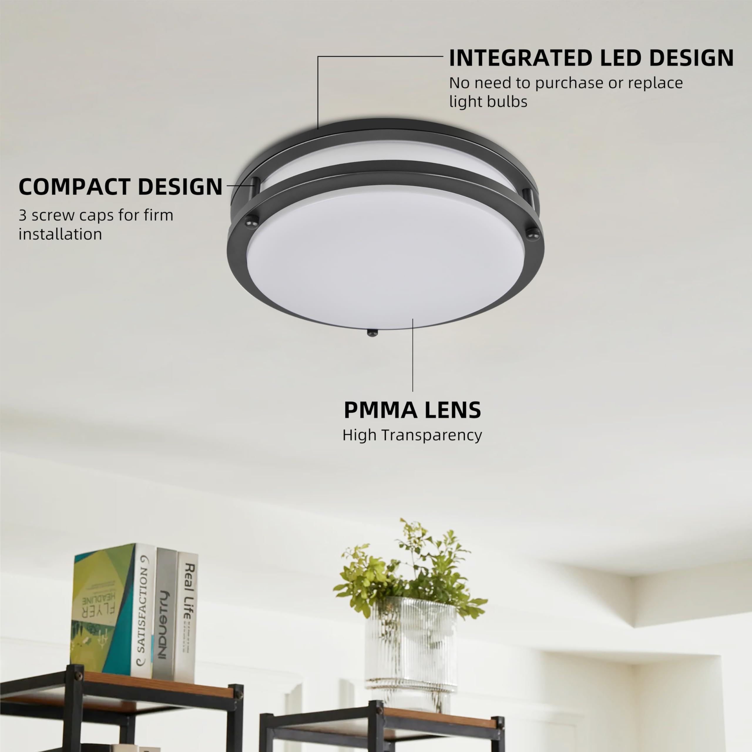 hykolity CRI90 output supports accurate colors in living spaces.