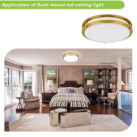 Hykolity dimmable LED ceiling light with compatible dimmer