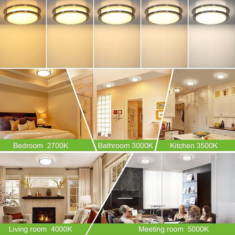 Hykolity durable metal frame and white diffuser ensure long-term use.