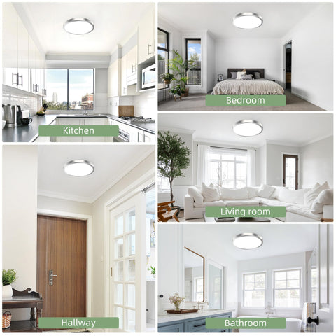 hykolity edge-lit round panel provides stable ambient illumination