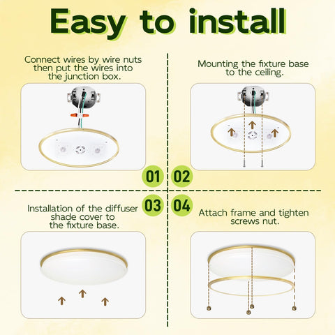 Hykolity energy-efficient 60W fixture providing substantial brightness.