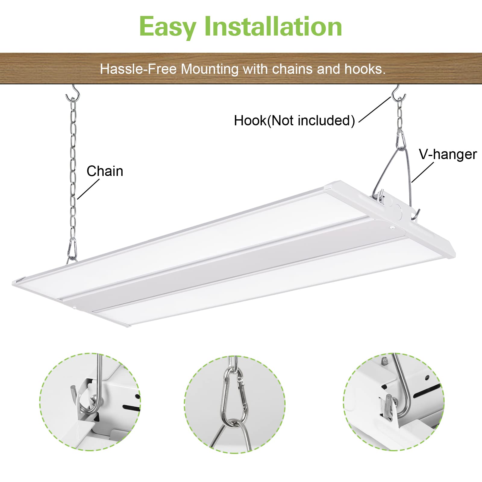 Hykolity energy-saving high bay reduces operating costs in facilities.