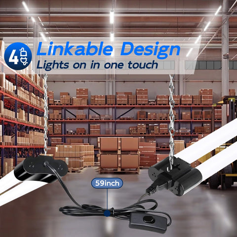 Hykolity ETL-certified LED shop light ensures safety and reliability.