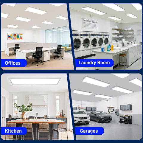 Hykolity kitchen and garage panel illumination at 4800 lumens