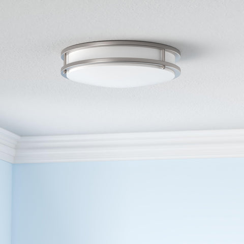 Hykolity flush-mount diffuser—soft, uniform light for living spaces.