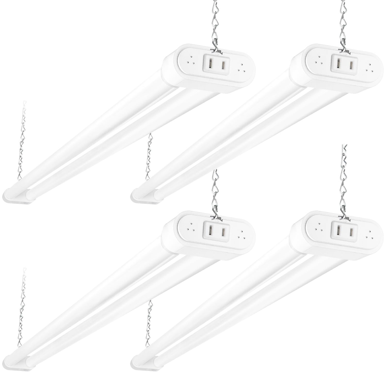 Hykolity linkable 4ft shop light assembly delivers bright, energy-efficient workspace illumination.