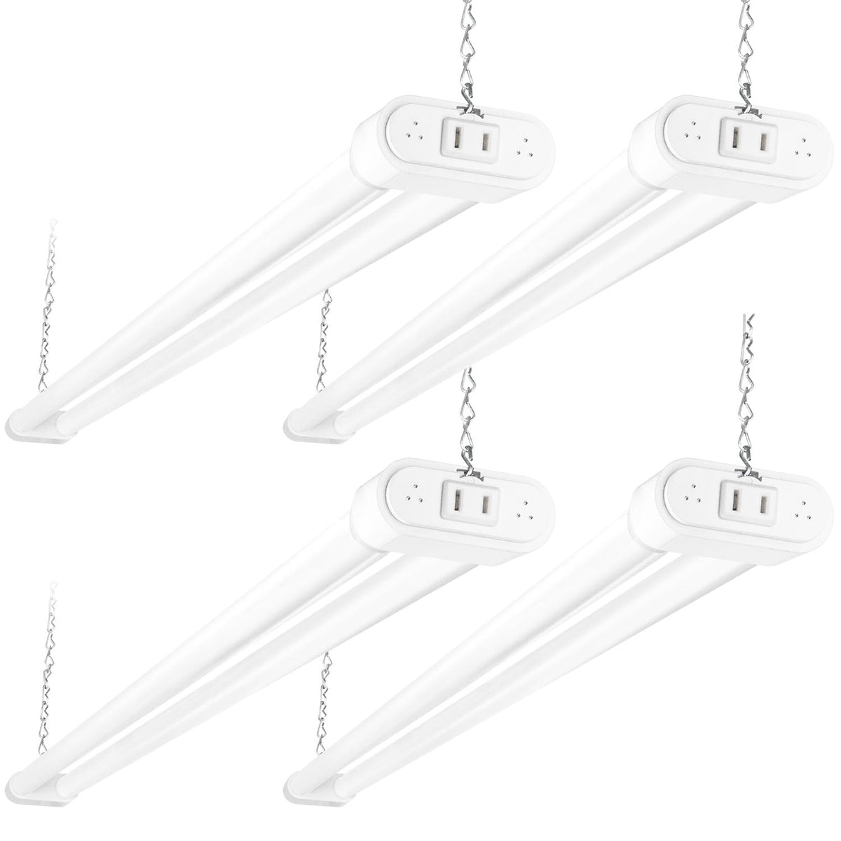 Hykolity linkable 4ft shop light assembly delivers bright, energy-efficient workspace illumination.