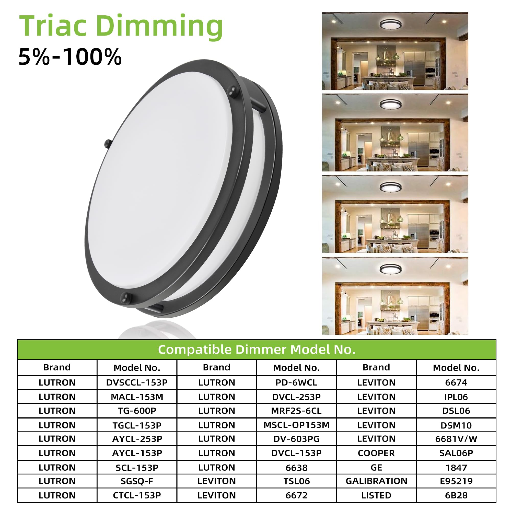 Hykolity Saturn ETL-listed safety for reliable home lighting.