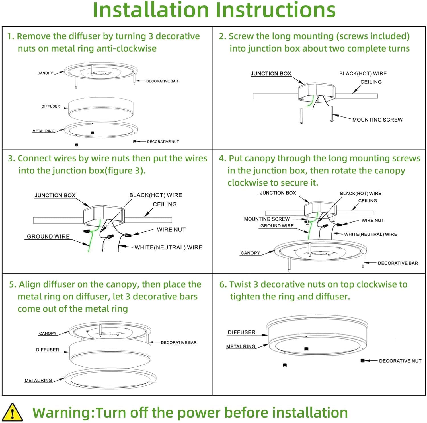 Hykolity Saturn low-profile design hugs ceilings for unobtrusive installation.