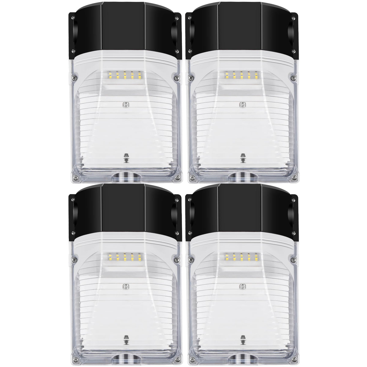 hykolity Update 30W wall pack photocell lighting exterior at dusk for security