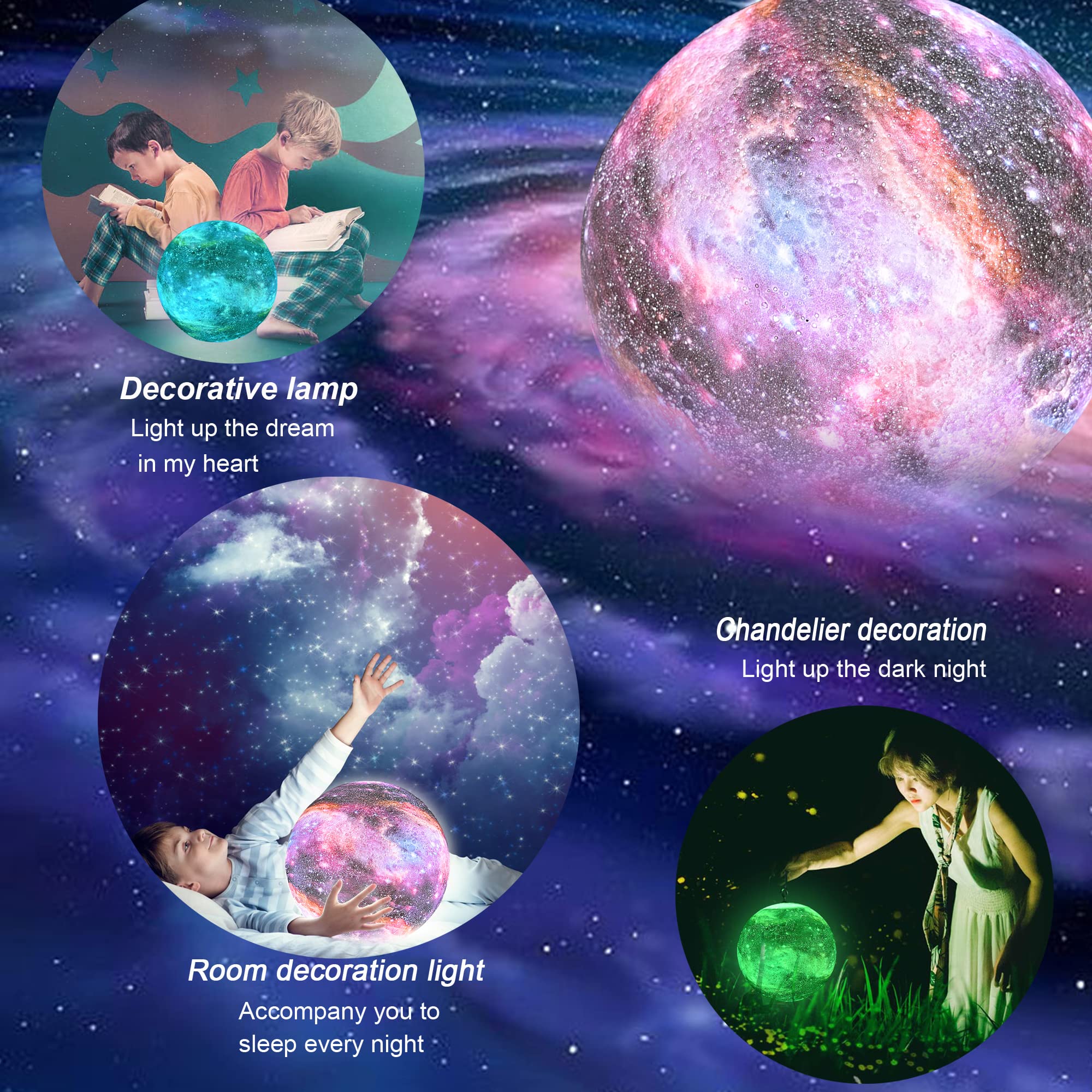 HYODREAM kids room night light provides soft, controllable glow