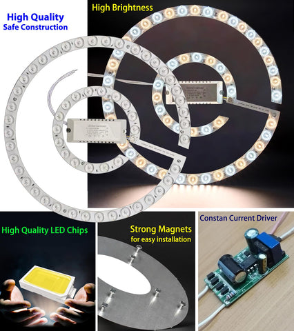 Hyoquilex 3CCT dial allows 3000K, 4500K, 6000K ambience choices.