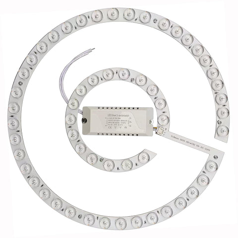 Hyoquilex 45W LED engine panel installed for ceiling fan retrofit delivers bright, efficient lighting.
