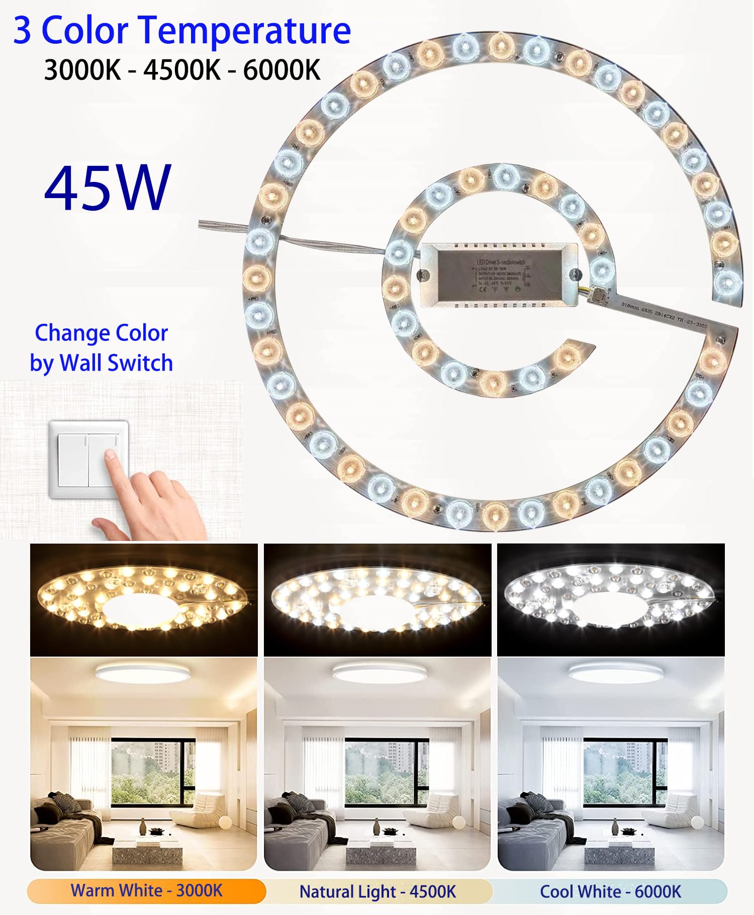Hyoquilex LED kit magnets enable quick, tool-free installation.