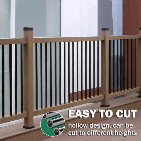 Hypergiant anti-rust painted aluminum balusters for durability
