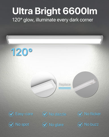 HyperLite 6600lm maximum output for workshop illumination and productivity.
