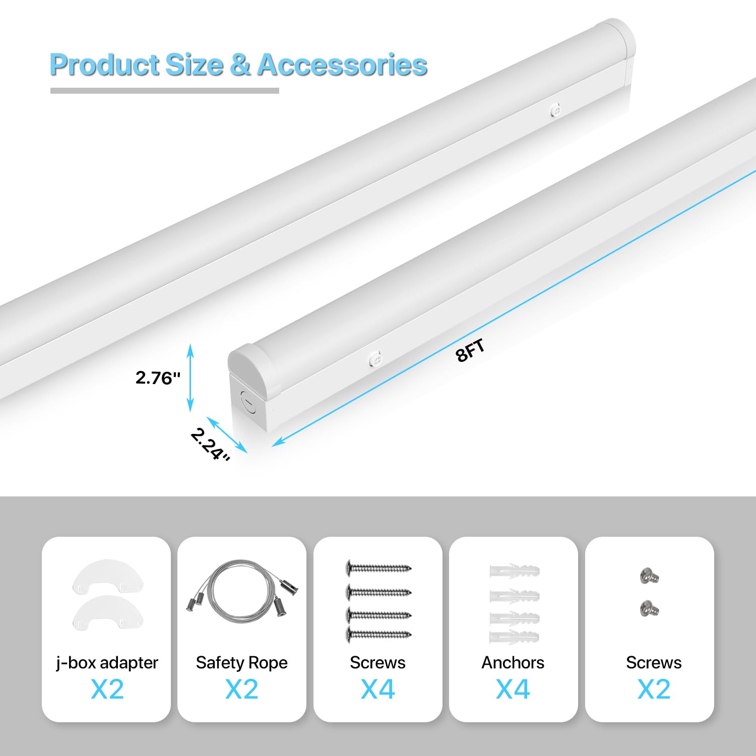 Hyperlite UL-listed fixture with a 5-year warranty for reliability.