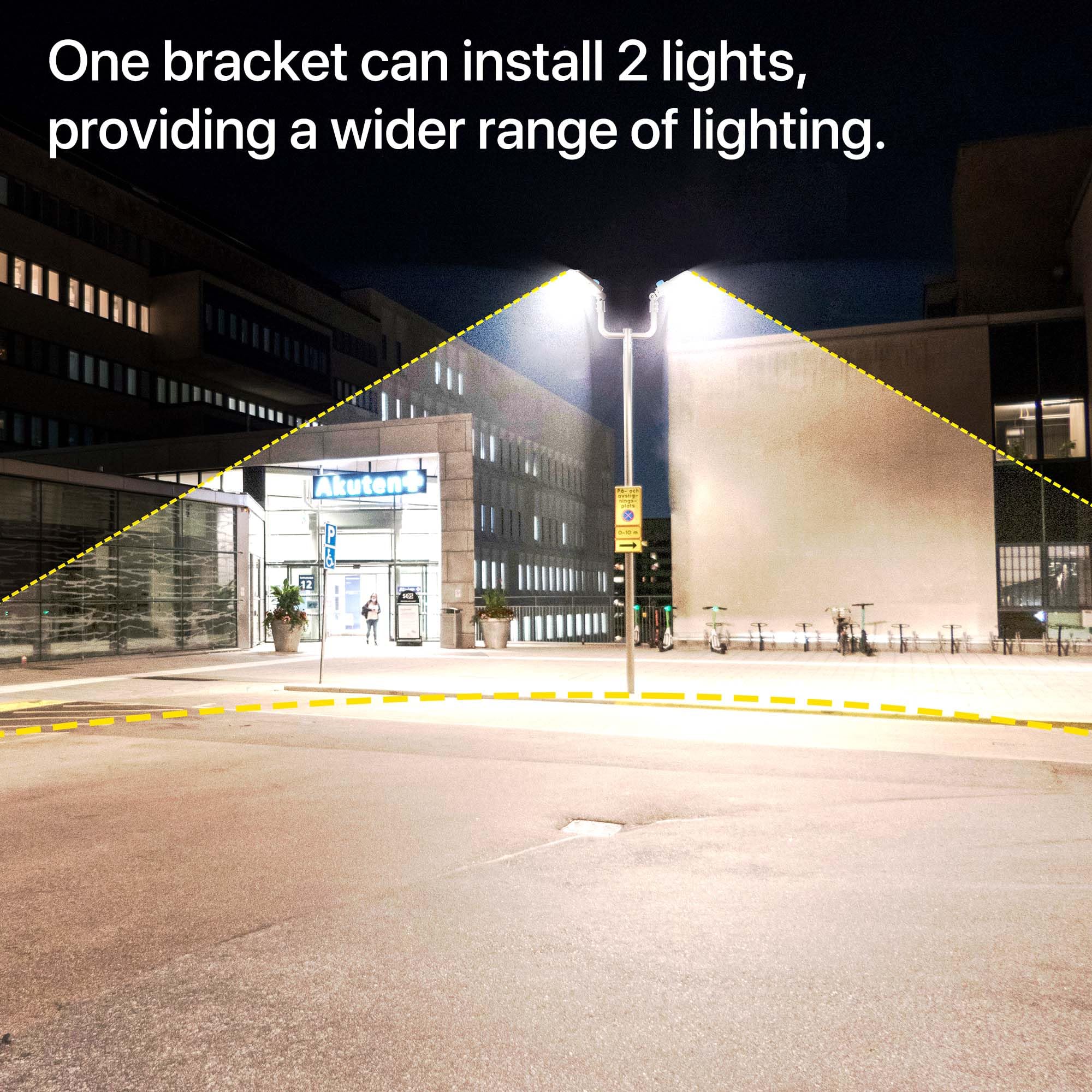 HYPERLITE slip-fit compatibility for versatile mounting on round poles
