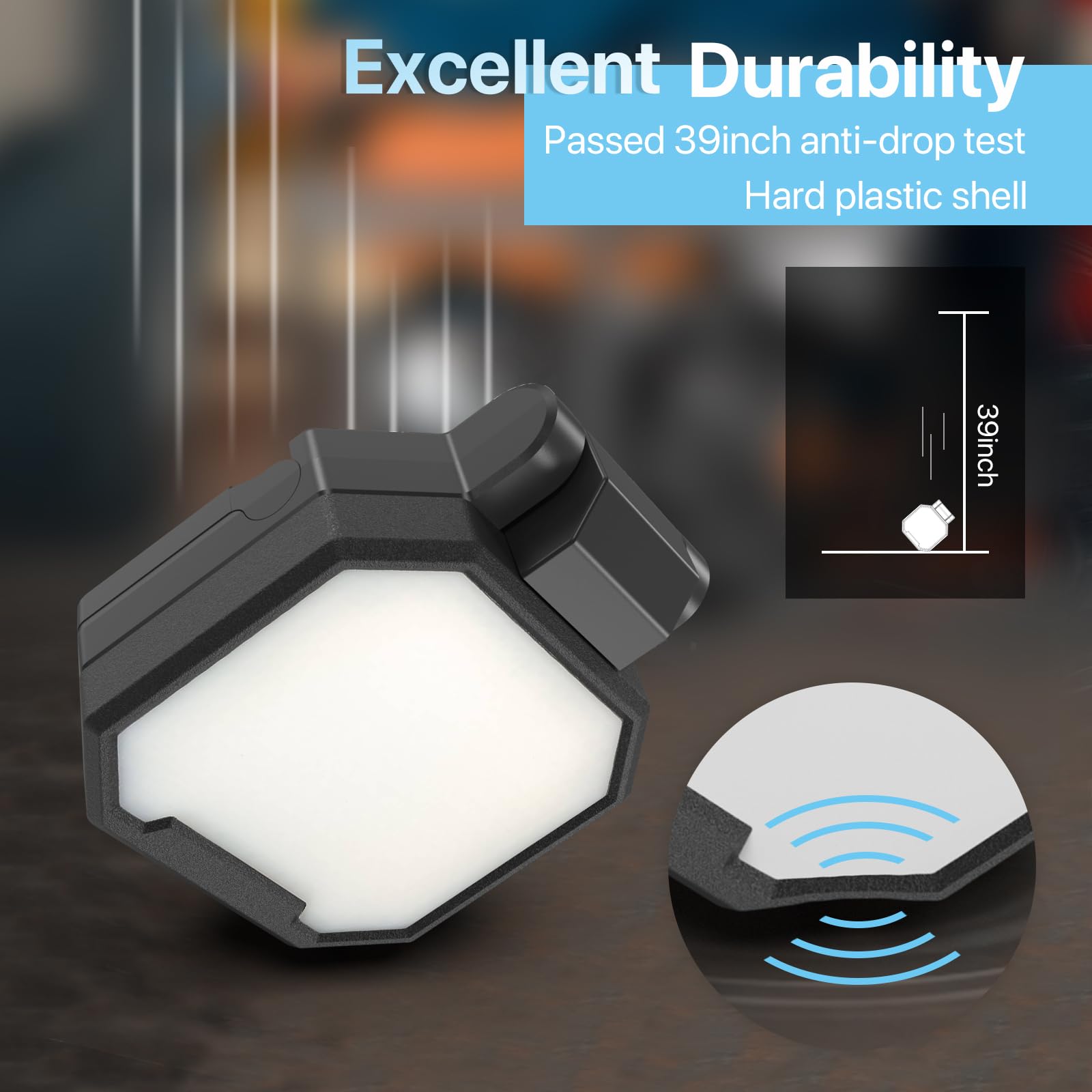 HYPERLITE compact, portable design fits in a bag for travel.