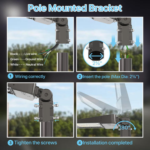 Hyperlite dusk-to-dawn photocell sensor enables automatic lighting management.