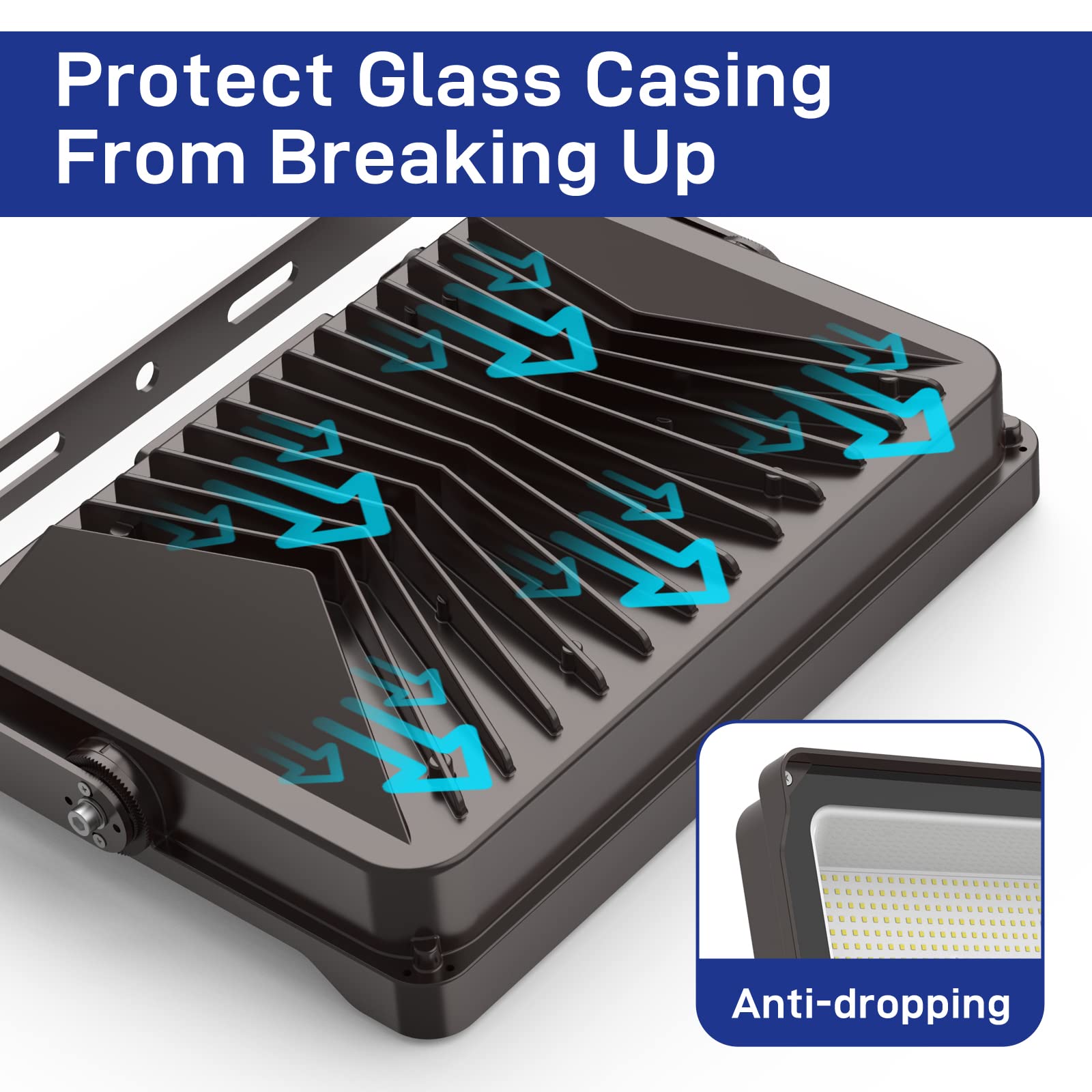 Hyperlite 120-degree beam covers pathways evenly for safer outdoor spaces