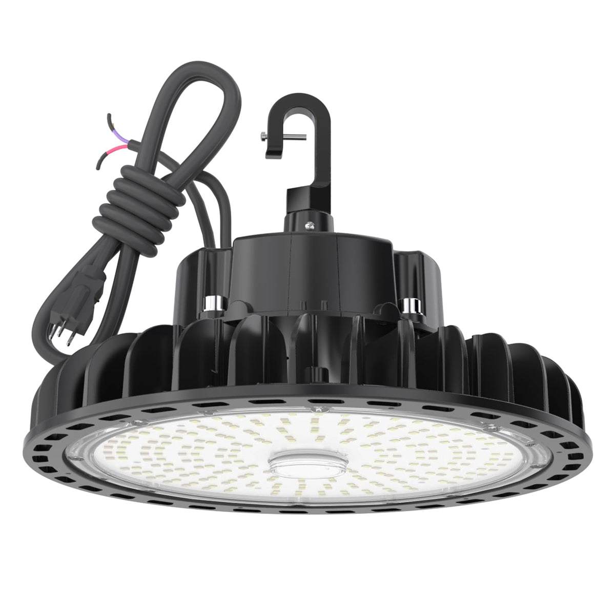 Hyperlite High Bay LED Light 100W front view for bright warehouse lighting