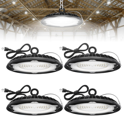 Hyperlite high bay light 200W UFO delivers 26,000 lm for large indoor spaces