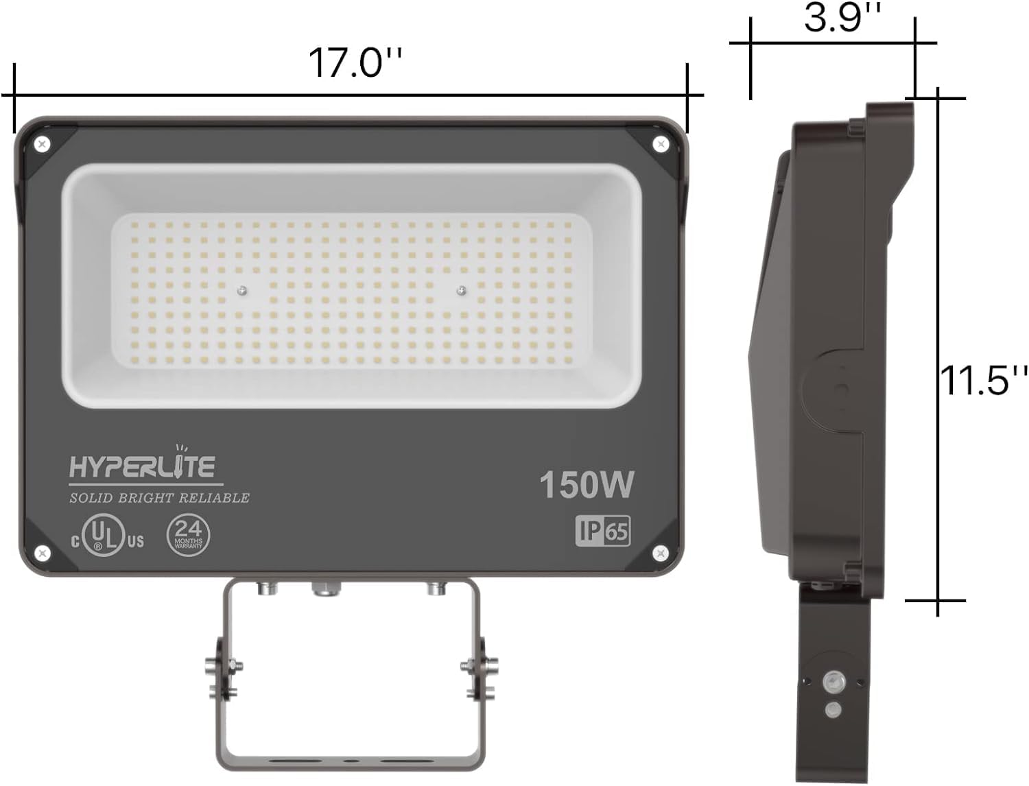 HYPERLITE support star and 24-month warranty information