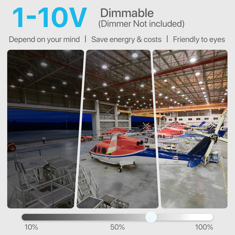 Hyperlite 150W IP65-rated fixture withstands dust and moisture in harsh spaces.