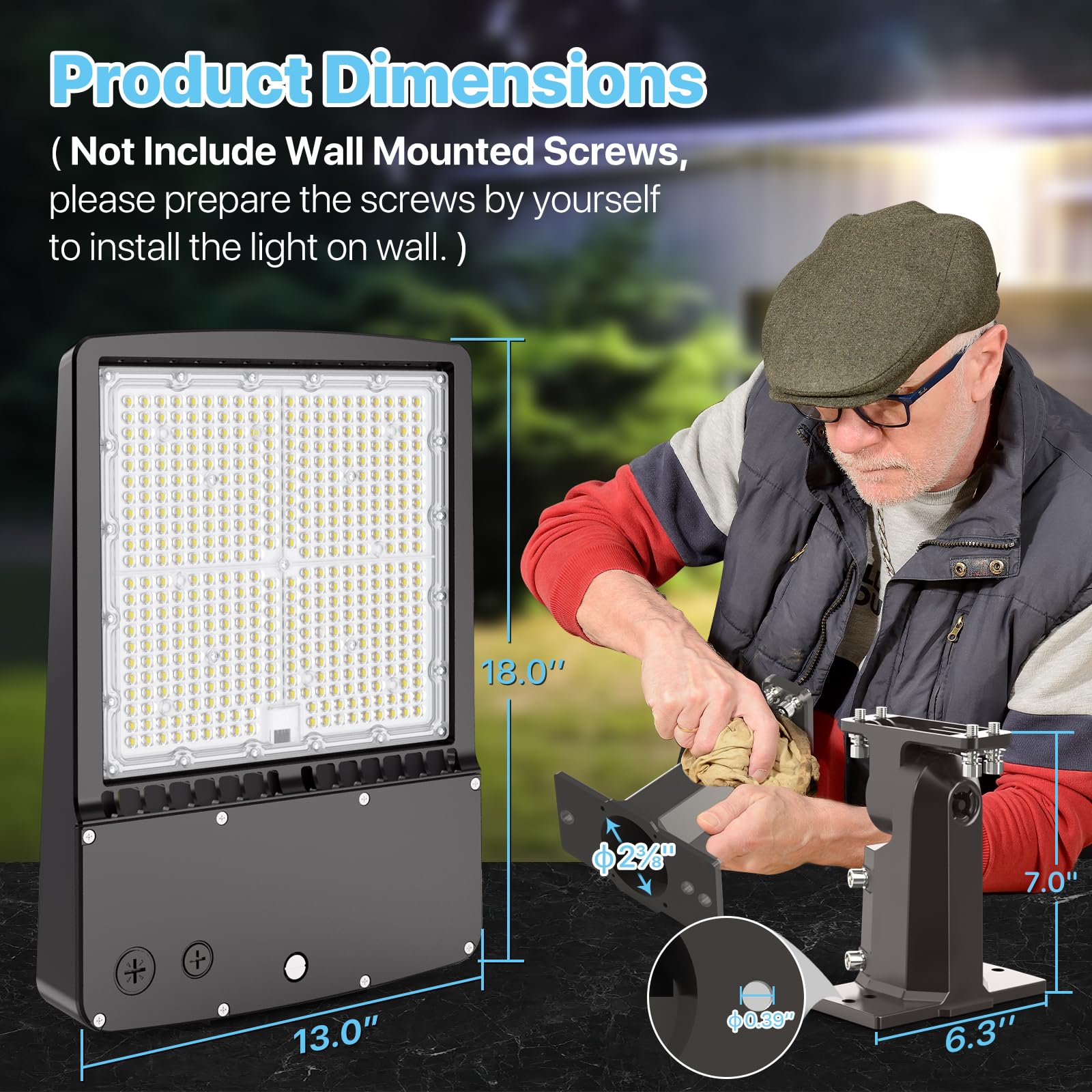 HYPERLITE LED parking light with durable aluminum housing for reliability