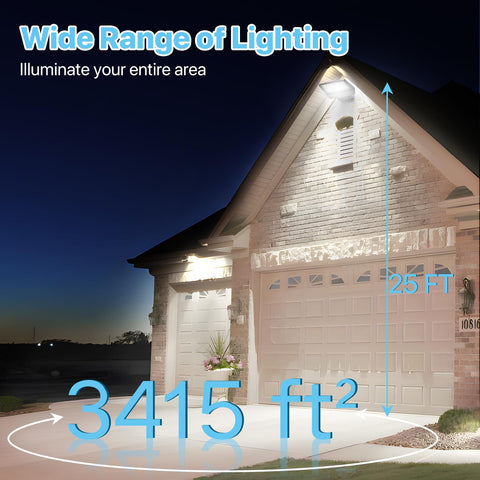HyperLITE parking-lot-light side-mount demonstrates versatile wall or pole installation.