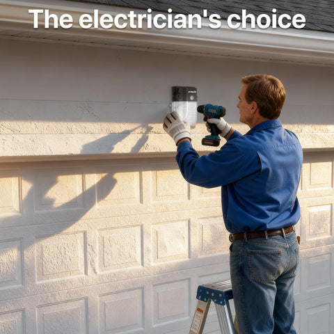 Dusk-to-dawn automation reduces manual switching and saves energy.