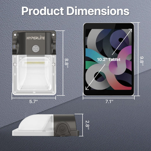 IP65 waterproof rating withstands rain and spray.