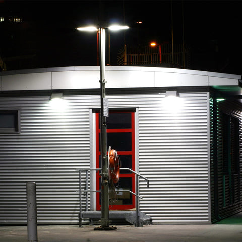 HyperLITE LED wall pack ideal for parking lots and warehouses.
