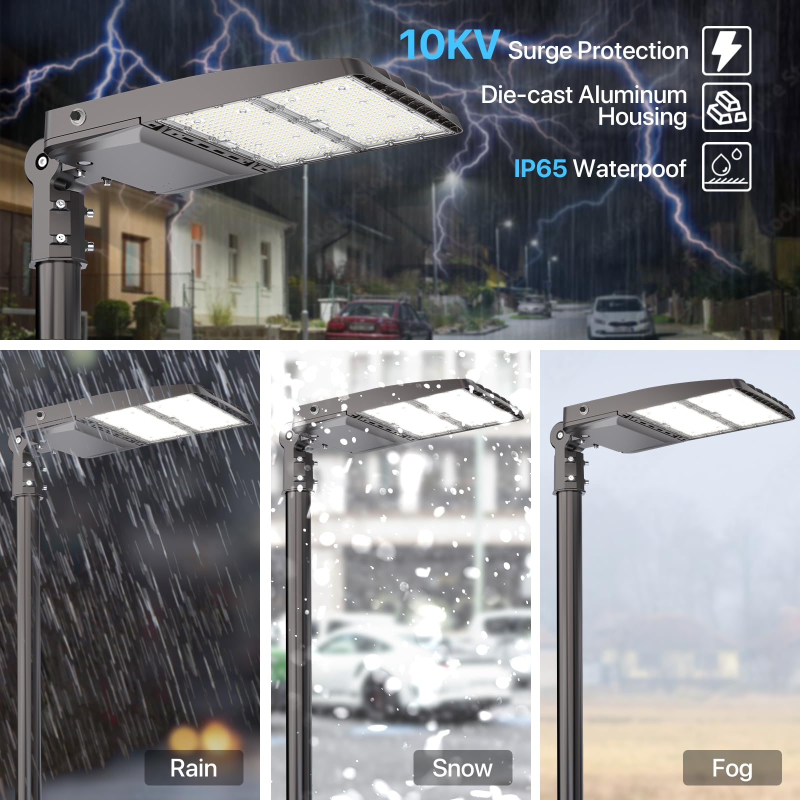 HyperLITE 300W photocell dusk-to-dawn control reduces daytime usage