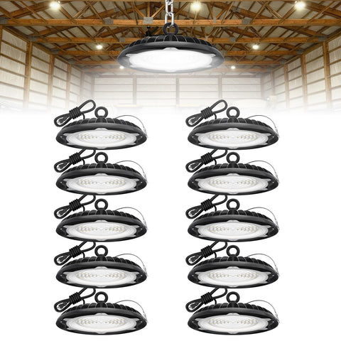 HYPERLITE UFO high bay 150W with 19,500 lm for bright warehouse lighting