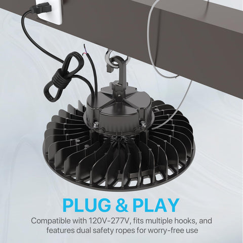 Hyperlite UFO 150W IP65 rating for dust and water resistance