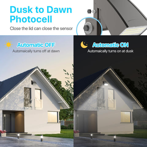 HYPERLITE ideal for parking lots, yards, and driveways with broad coverage.