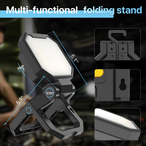 HYPERLITE light shows 360-degree rotation for versatile coverage.