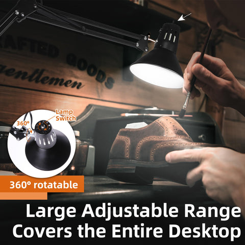 Hypool included 5000K white LED bulb for steady, comfortable light