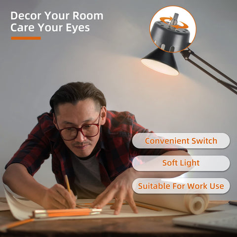 Hypool desk lamp on desk setup for organized study and focused tasks