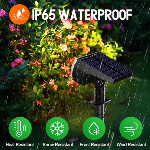 Hyrion IP65 waterproof garden light endures rain and wind.