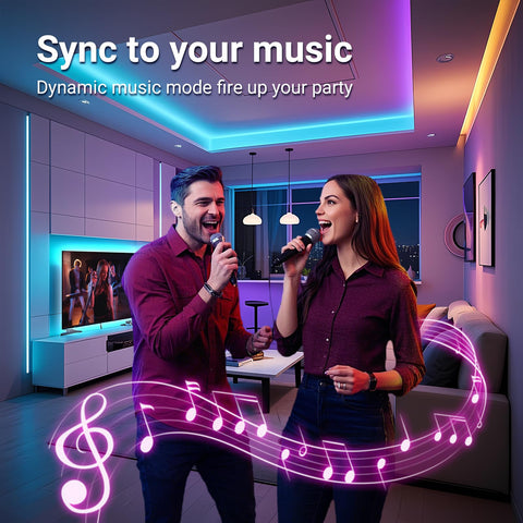 Hyrion music-sync LED strips dance to your favorite tracks in real time