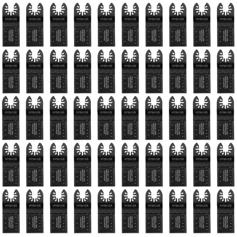 HYSHIER 50-pcs oscillating blades for wood cutting provide fast, clean results