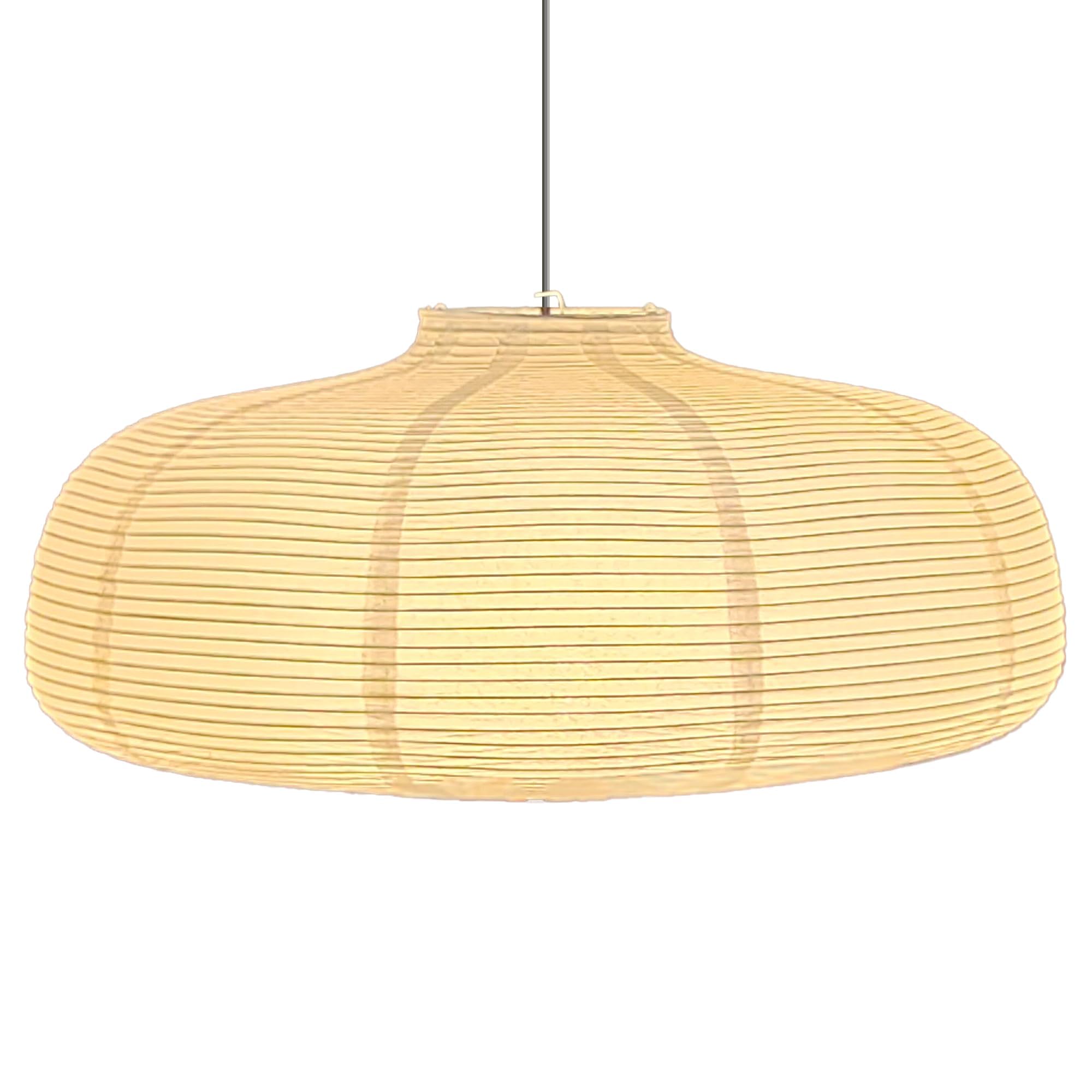 Hytsoeee 22-05inch white pumpkin lantern for spacious ceiling ambiance