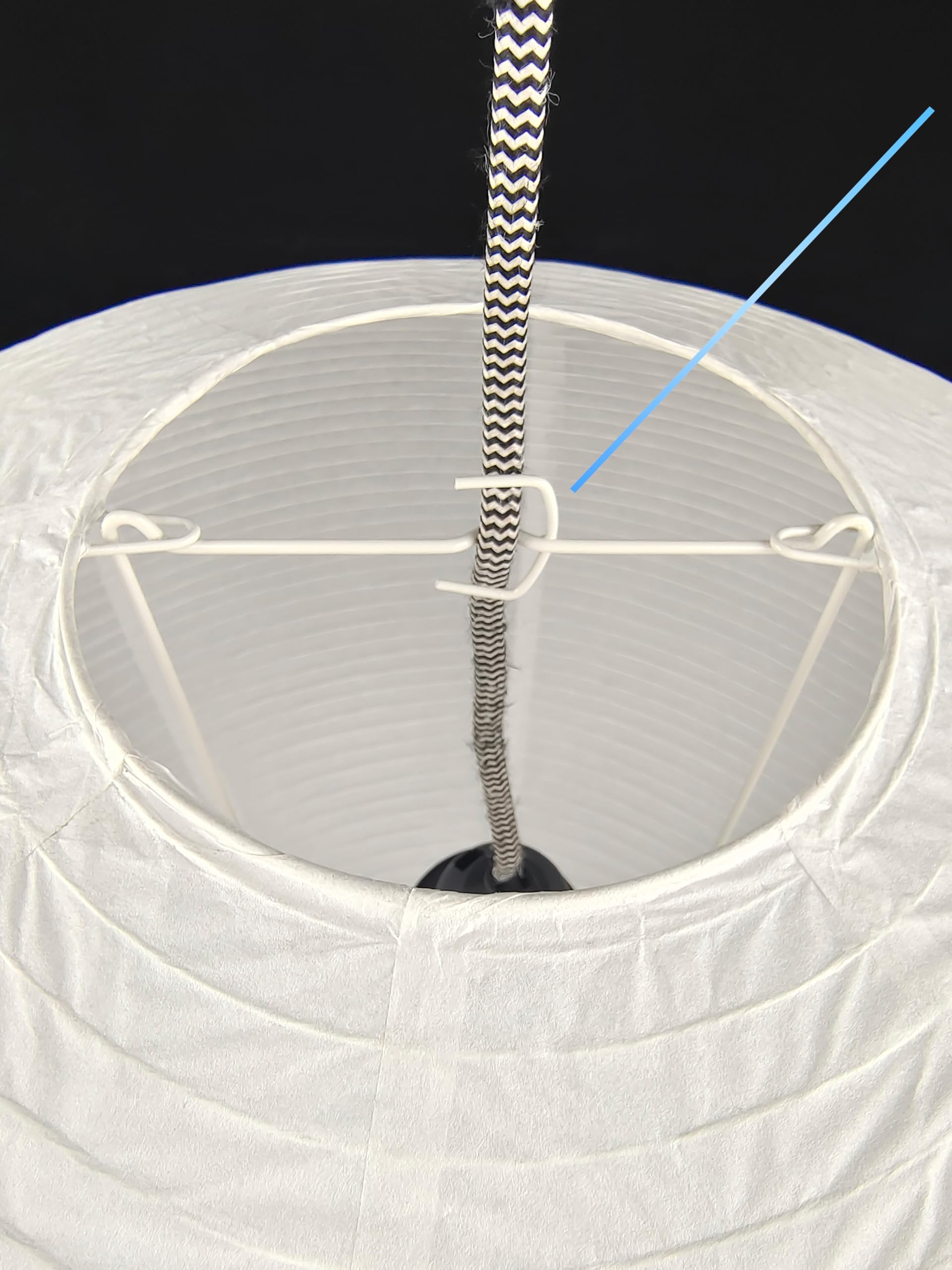 Hytsoeee premium paper lantern shade elevates dining or hallway spaces