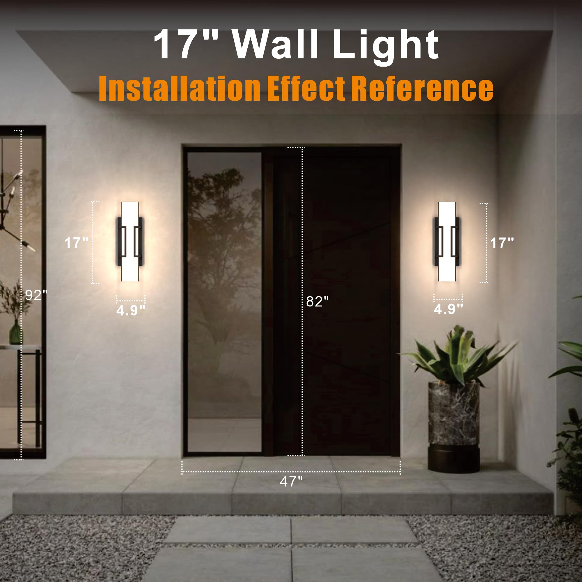 Hyunbae porch light provides versatile placement for porches, garages, and entryways.